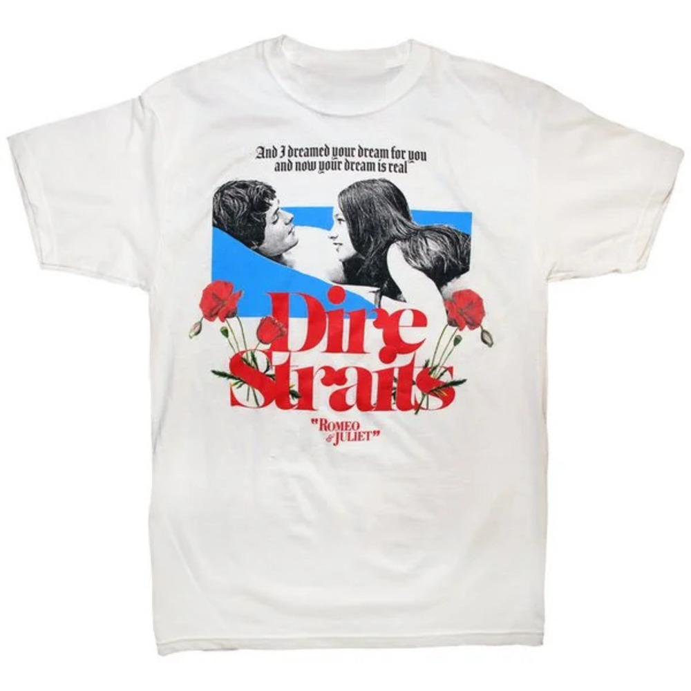 White Dire Straits Shirt